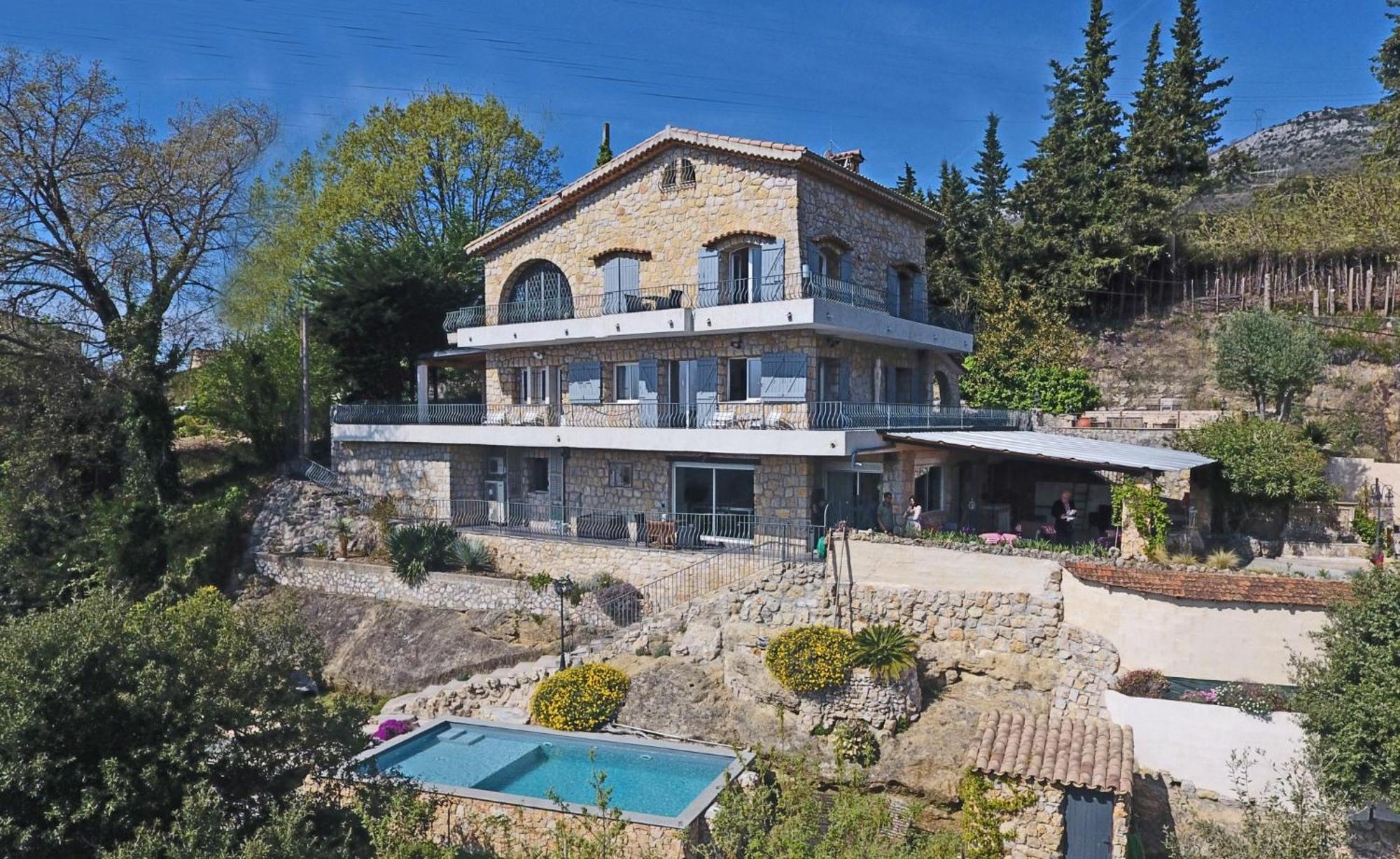 Au Pied Des Baous Bed & Breakfast Ванс Екстериор снимка